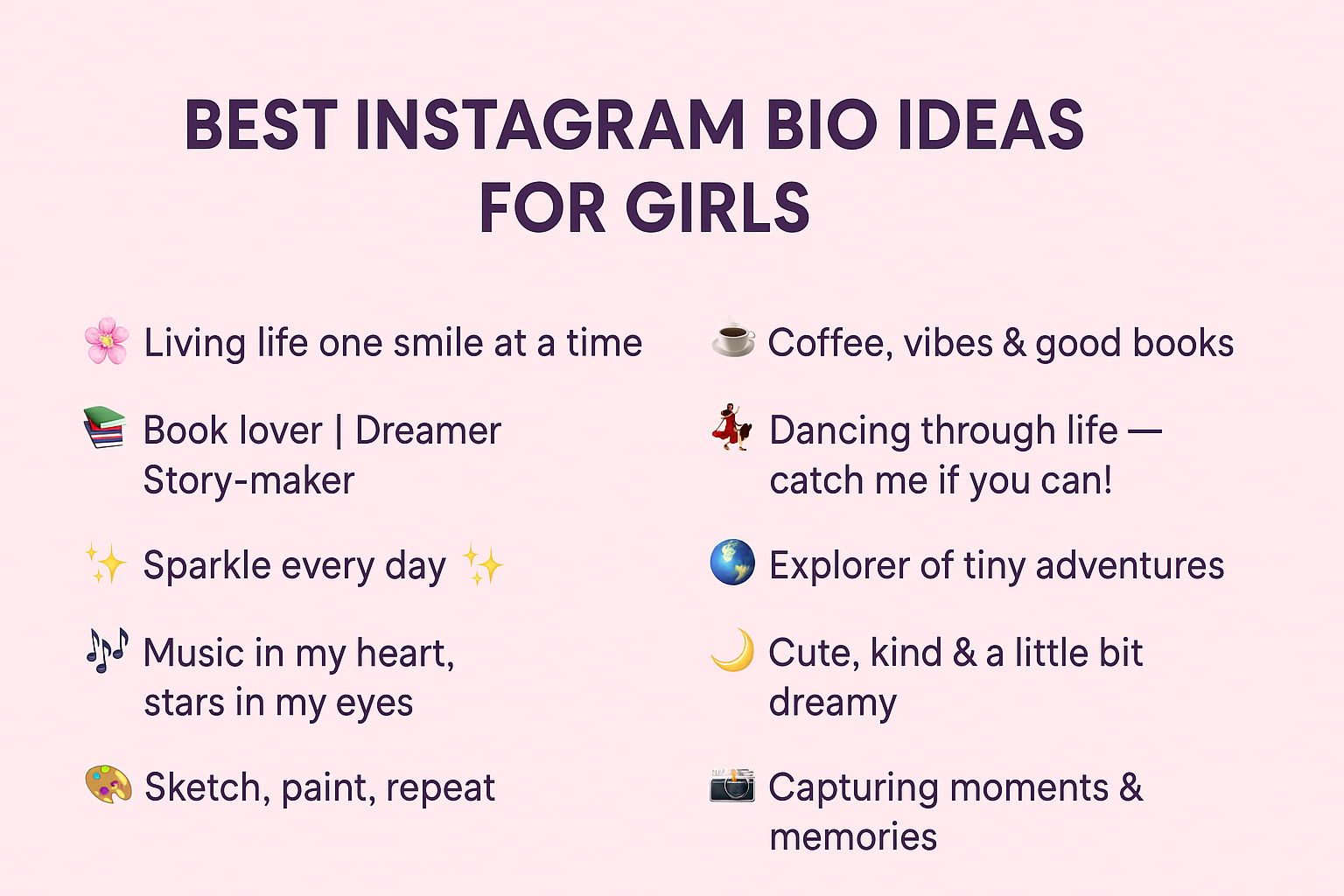 instagram bio for girls