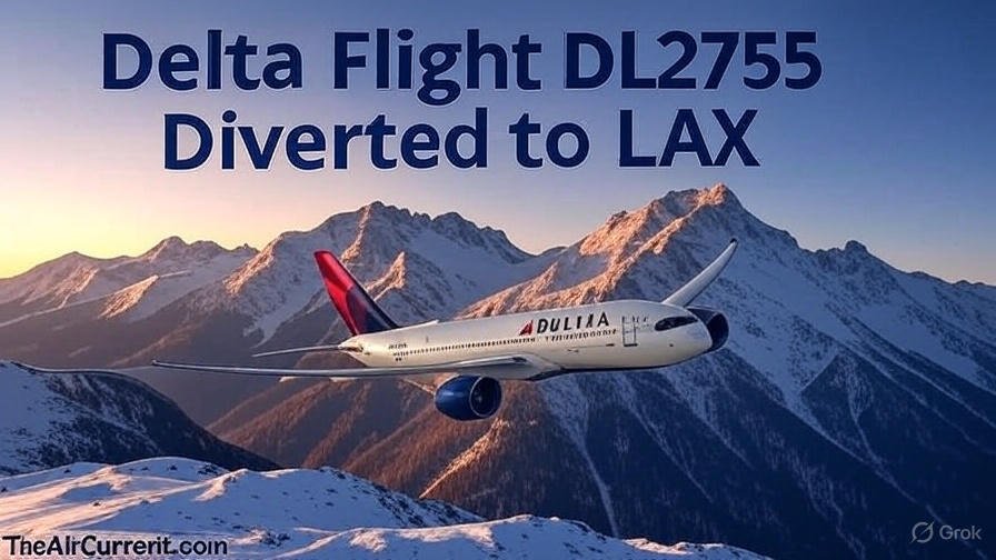 delta flight dl275 diverted lax