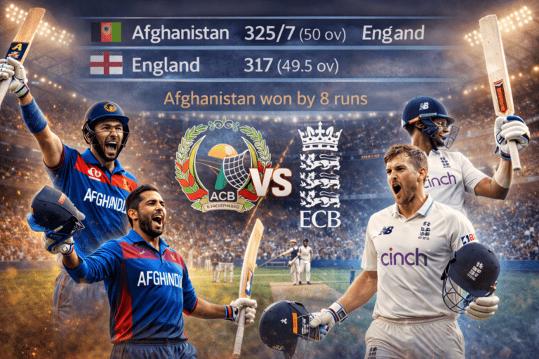 afghanistan national cricket team vs england cricket team match scorecard