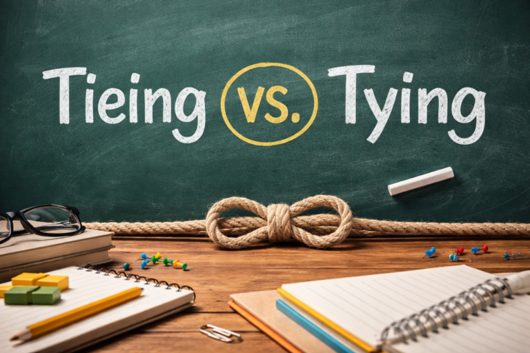 tieing