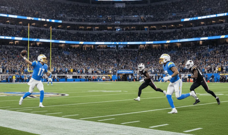 chargers match player stats