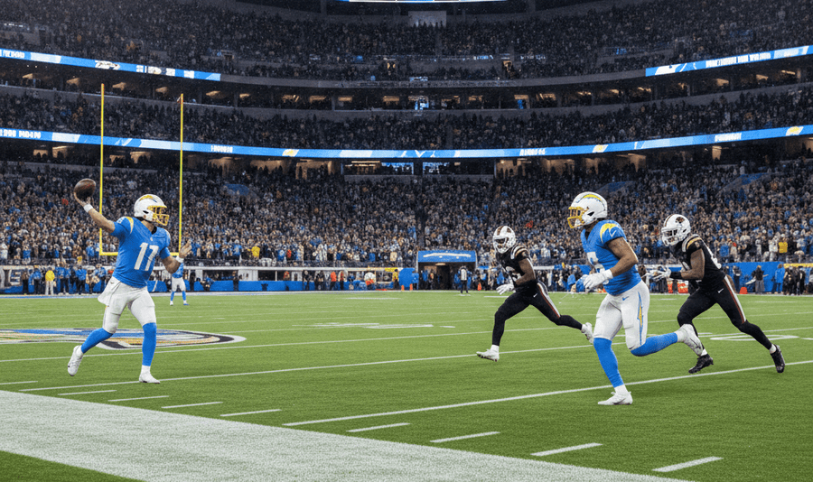 chargers match player stats