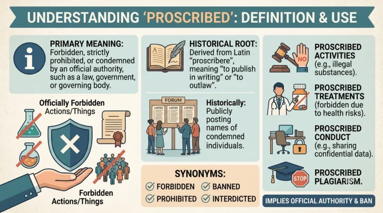 proscribed meaning