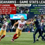 49ers vs seahawks match player stats