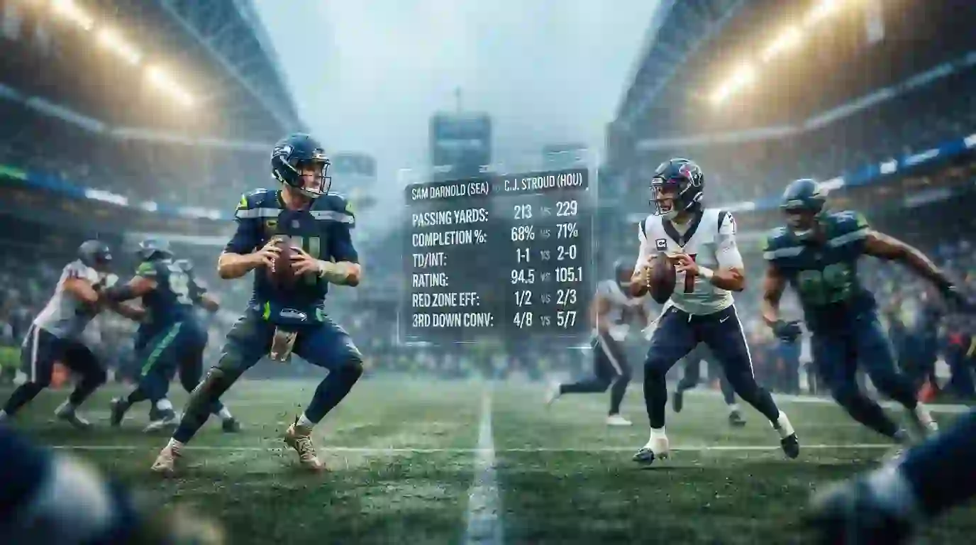 texans vs seahawks match player stats