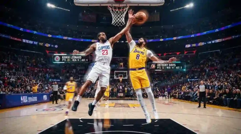 LA Clippers vs Lakers Match Player Stats