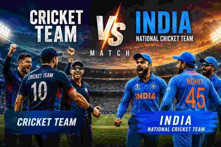 Cricket Team vs India National Cricket Team Match