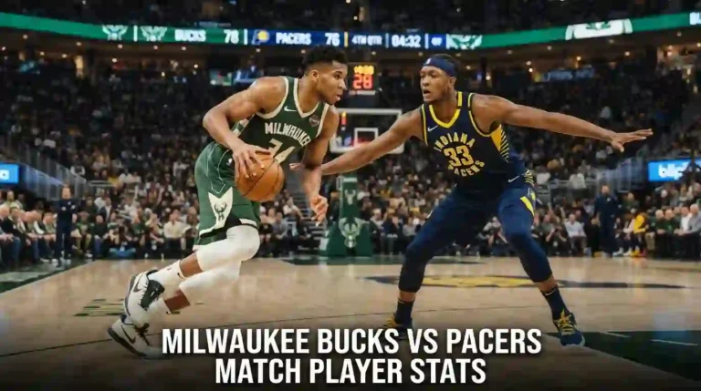 milwaukee bucks vs pacers match player stats