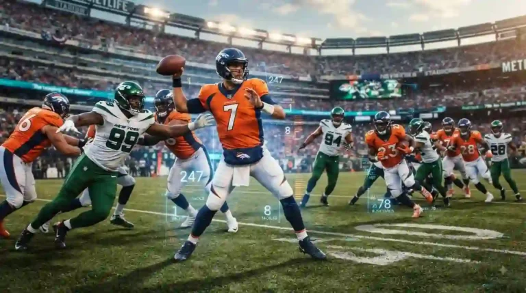 denver broncos vs new york jets match player stats