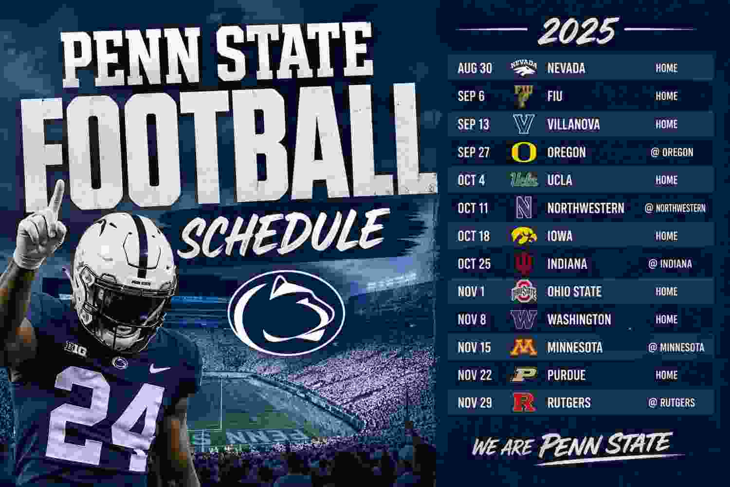 Penn State Football Schedule